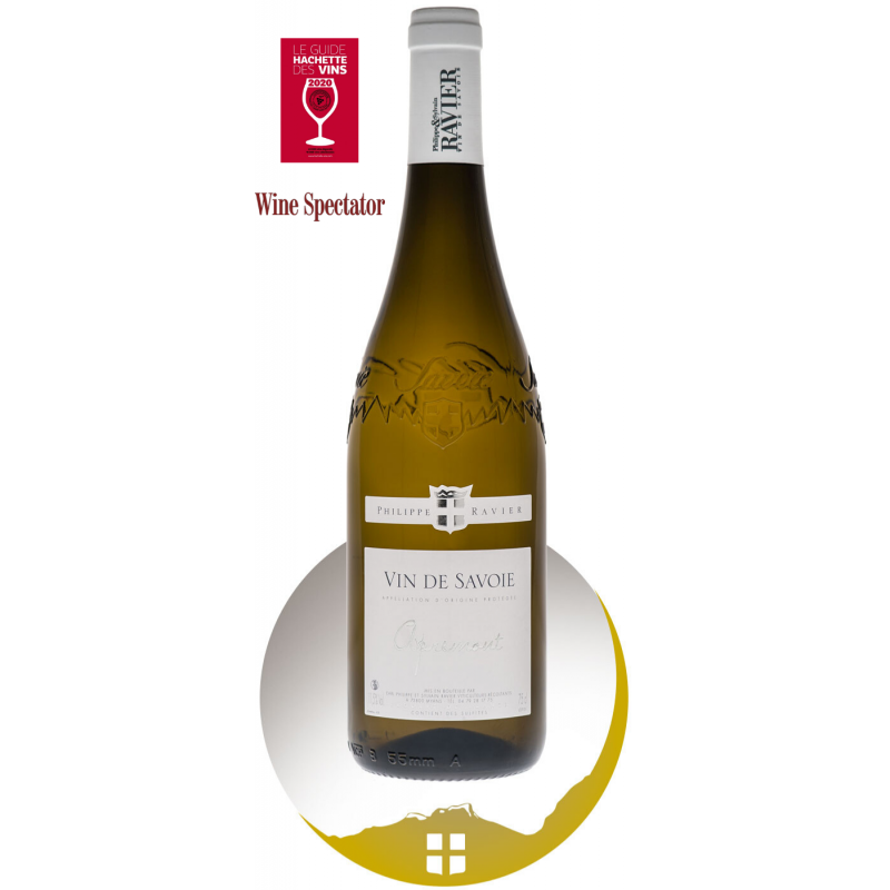 Bouteille vin blanc cru Apremont de la gamme domaine